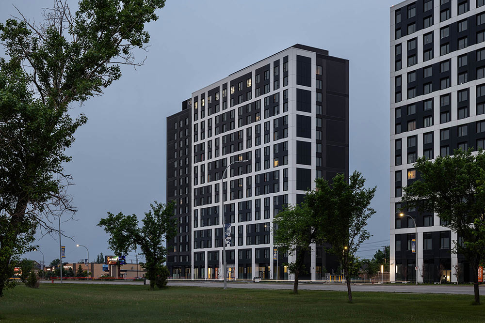 Exterior of Align Student Residences