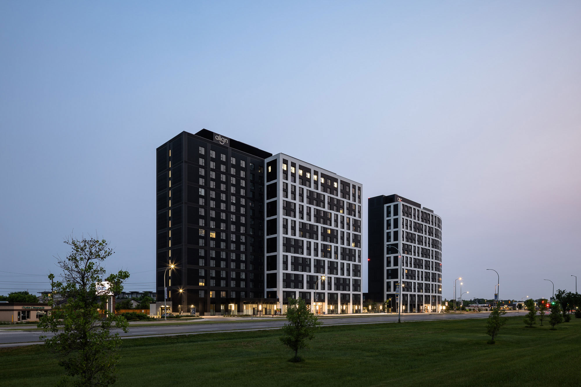 Exterior of Align Student Residences